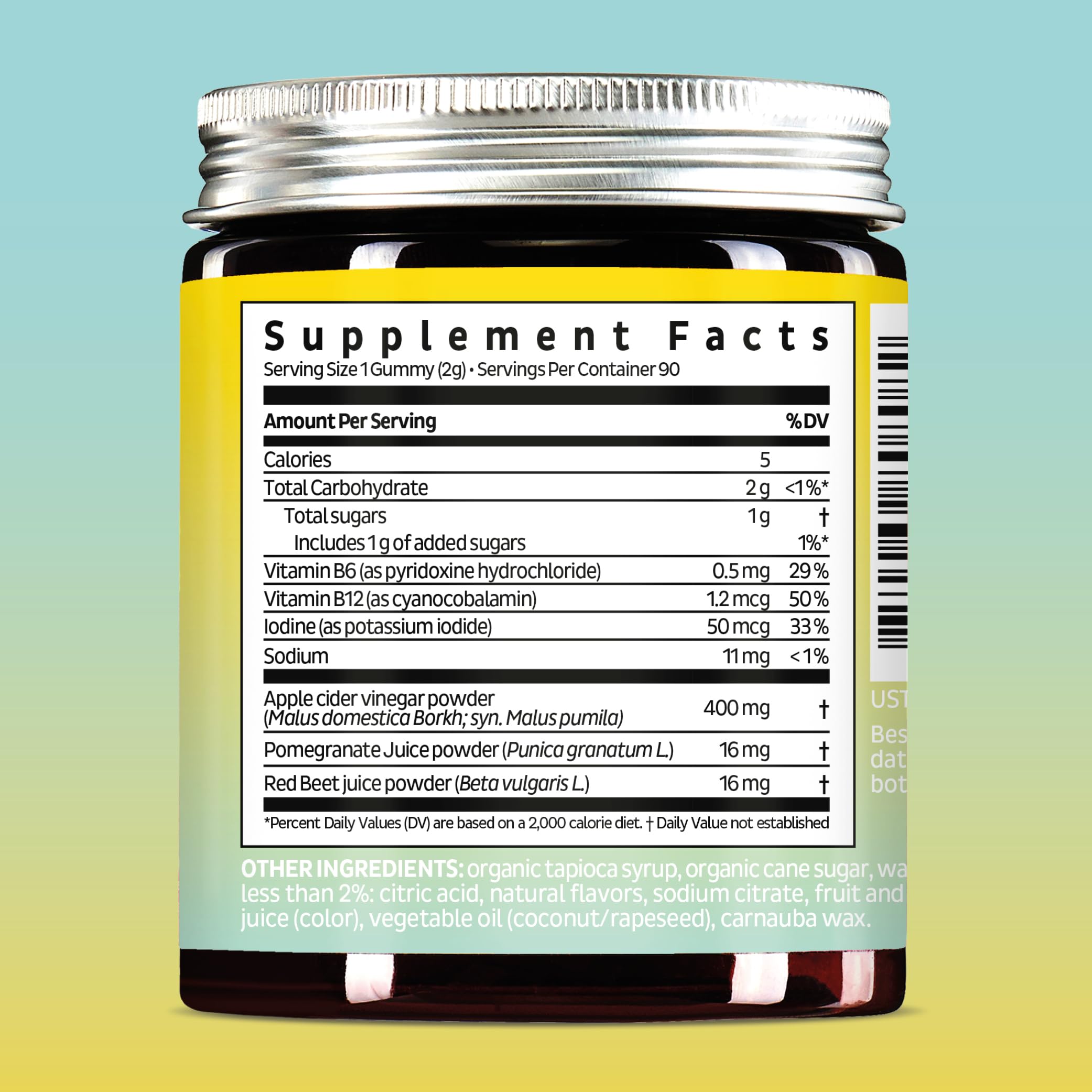 Bears with Benefits Apple Cider Vinegar Gummies – Metabolism & Detox Support (60 Gummies) – Vegan