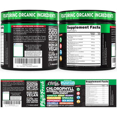 Clean Nutra Chlorophyll Capsules – Internal Deodorant, Peppermint & Greens Detox
