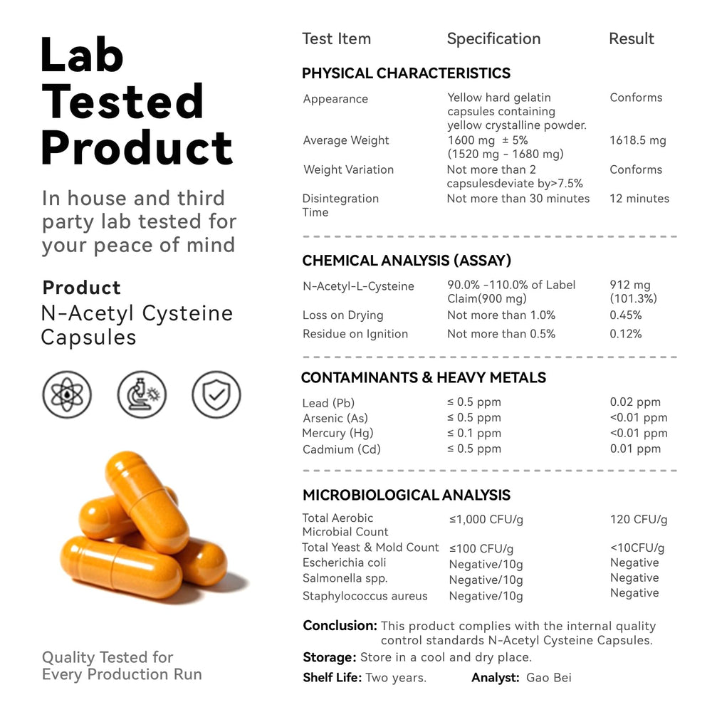 iMATCHME antioxidant trio with NAC, glutathione, and quercetin in capsules