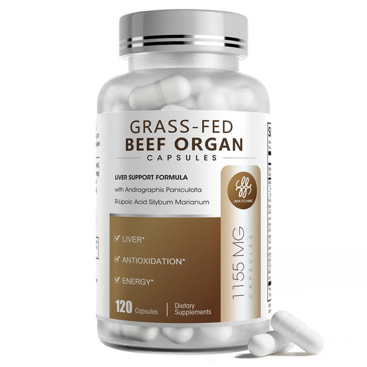 iMATCHME Beef Organ bottle with capsules for easy daily nourishment and energy