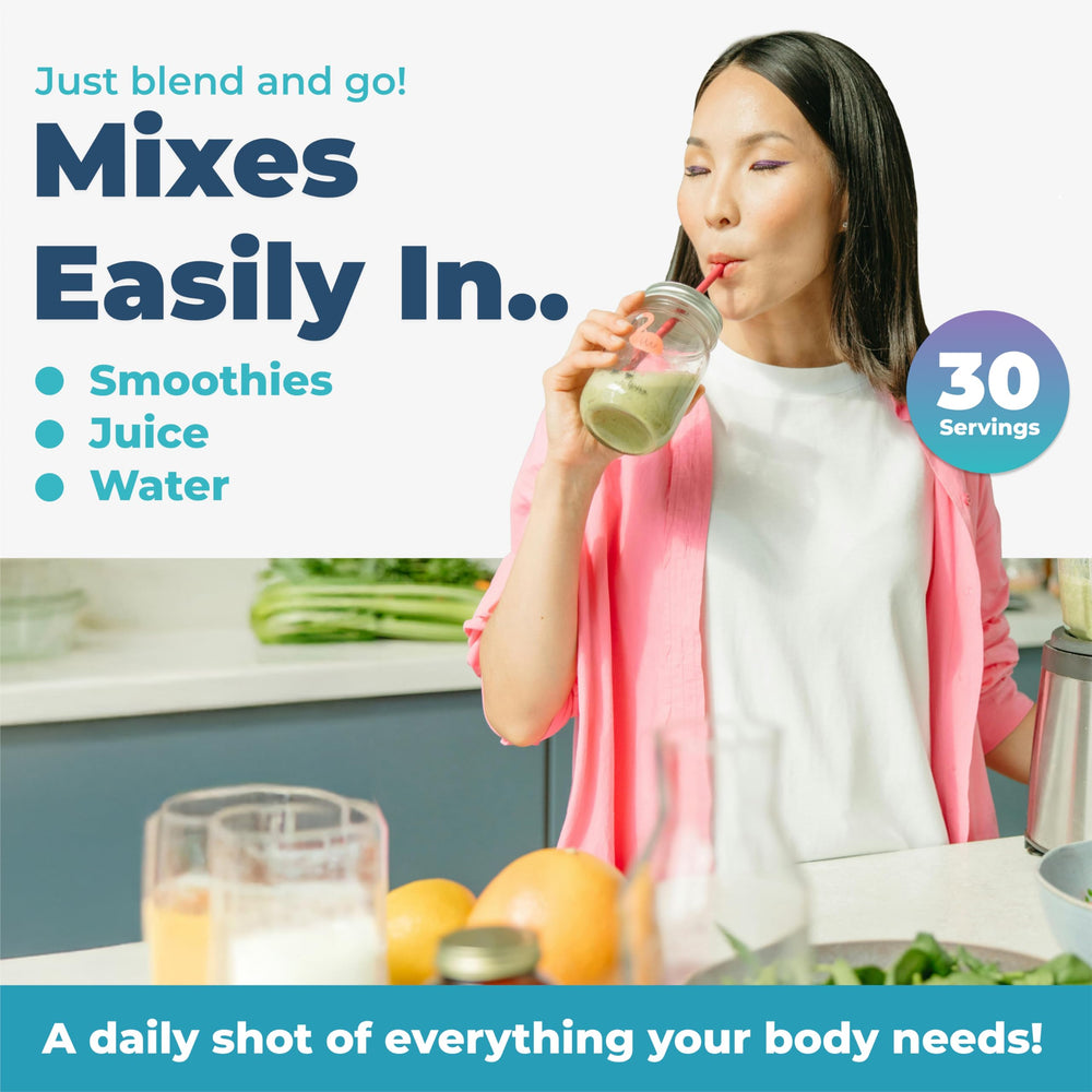 Imix MultiAbsorb unflavored powder blending with shakes