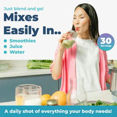 Imix MultiAbsorb unflavored powder blending with shakes