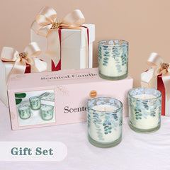 Immeiscent natural soy wax candle with cotton wick for clean burn