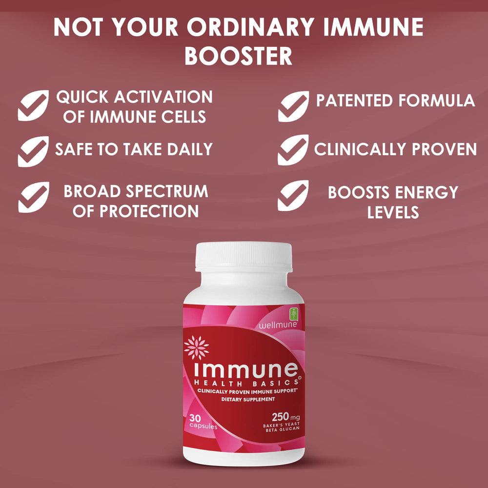 Immune Health Basics capsules close-up showing convenient daily supplement