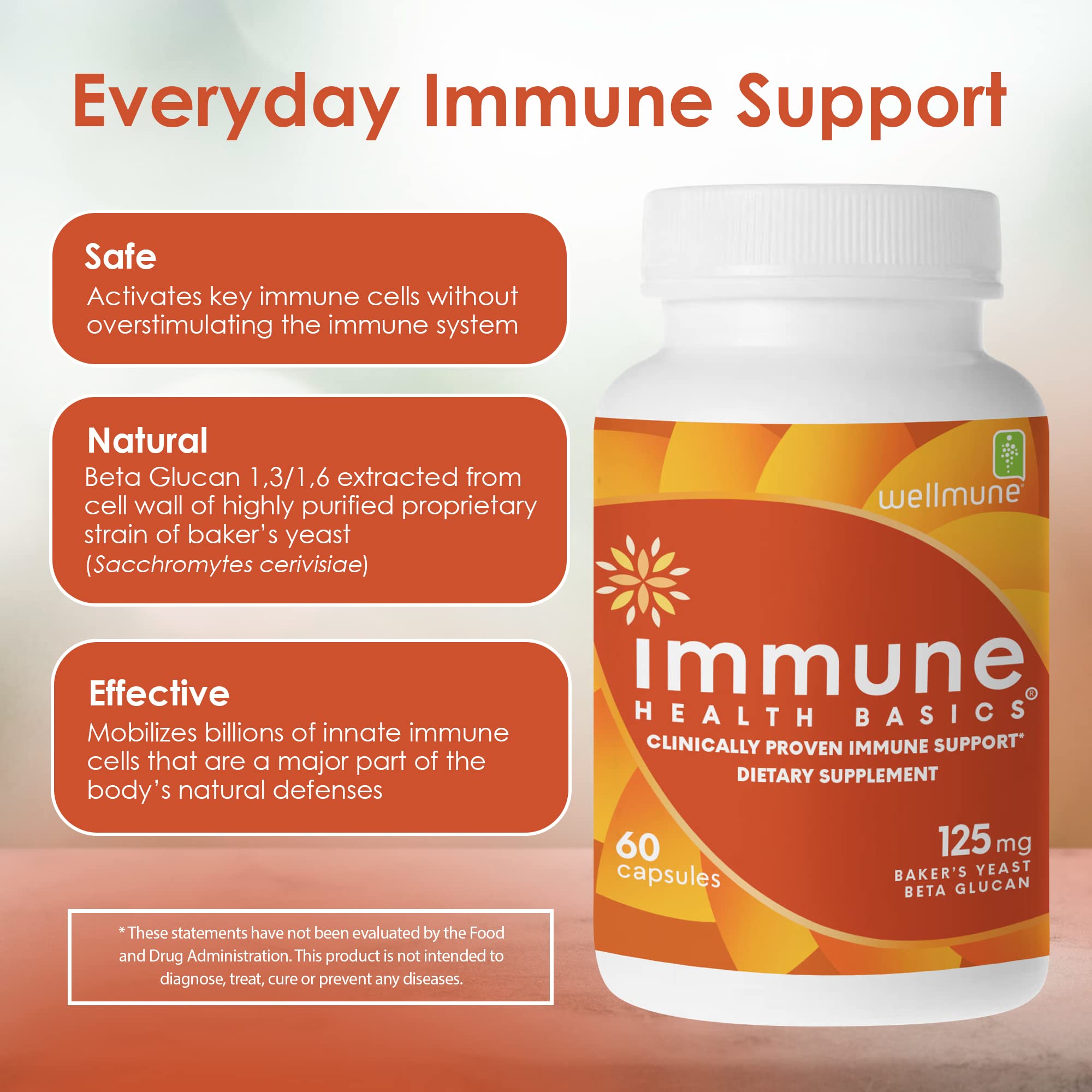 Immune Health Basics gluten-free label for a clean, allergen-conscious supplement choice