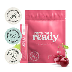 Immune Ready back panel nutrition explains vitamins and minerals for daily vitality