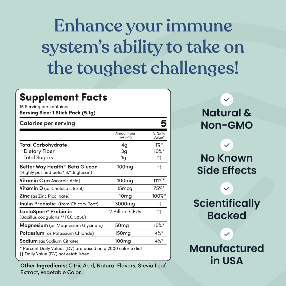 Immune Ready smoothie-optional usage shows versatile mixing with yogurt or oats