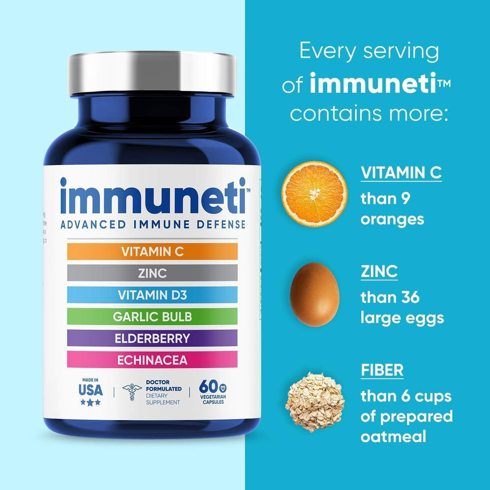 Immuneti Advanced Immune Support tablets, daily dose for steady immune support