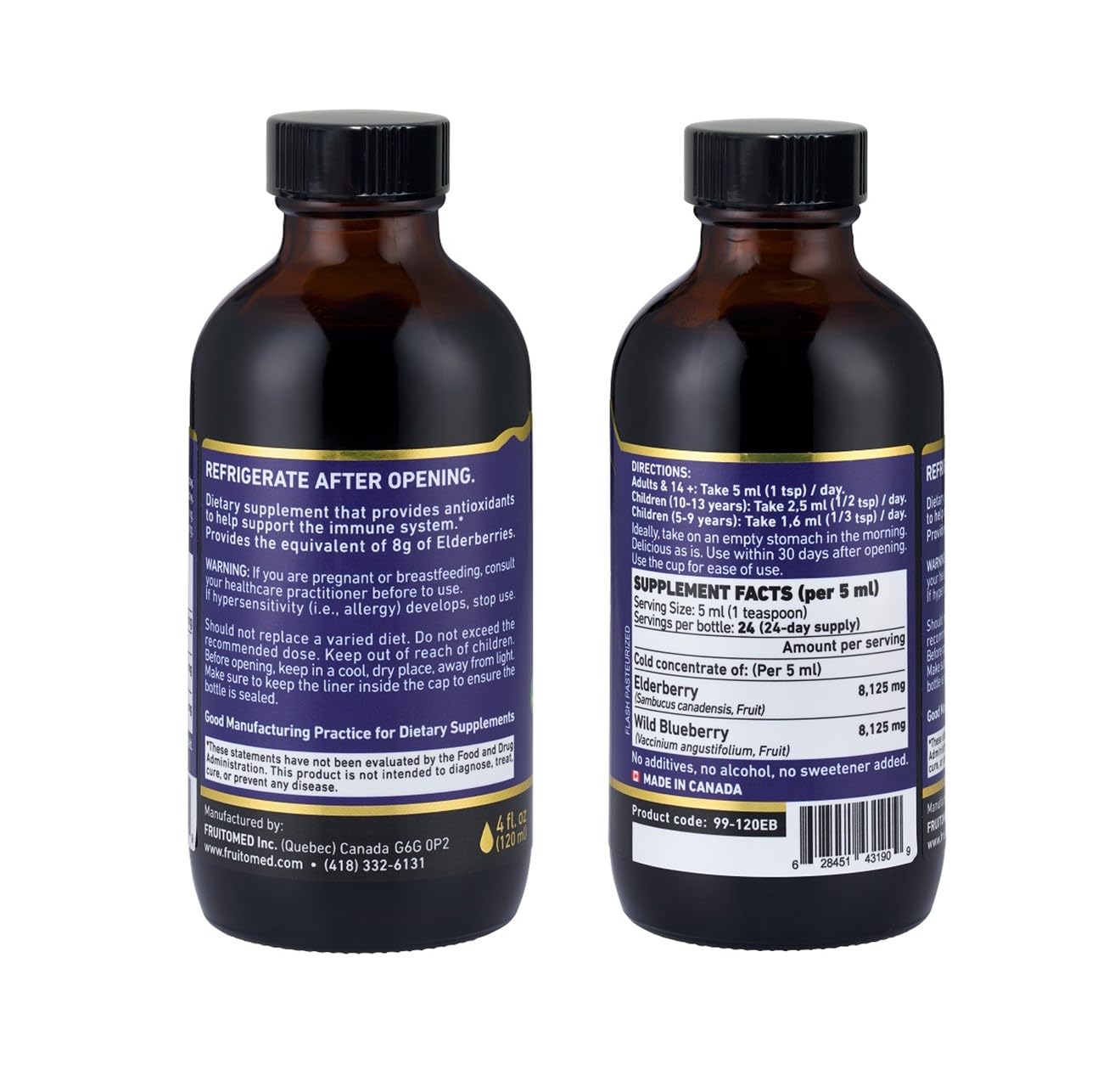 Pouring 5 ml into a cup, easy daily dose for convenient immune support.