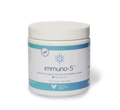 Vet-recommended Immuno-5 supports long-term respiratory comfort.
