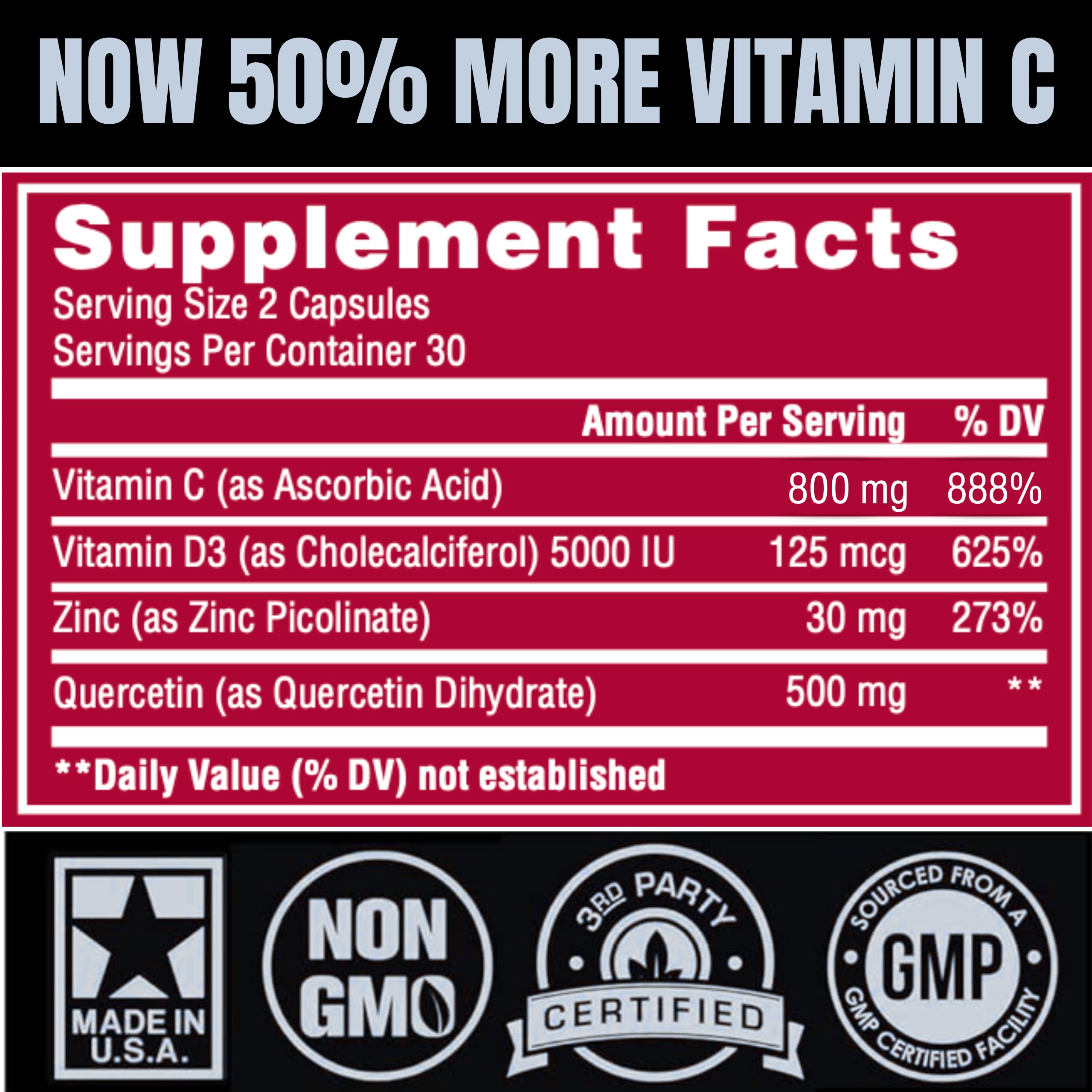 IMMUNO BLASTER vitamin C and D3 capsules pouring into glass for daily vitality.