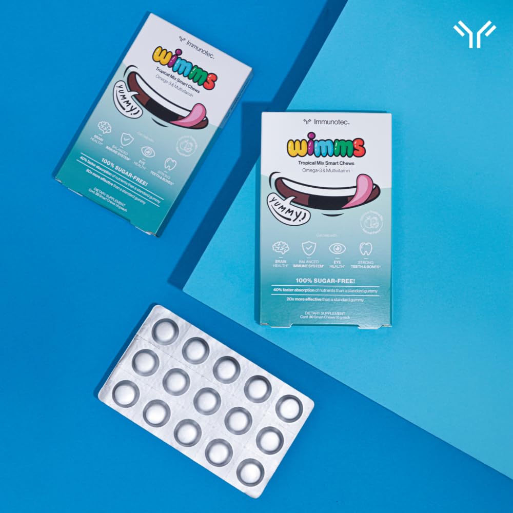 Immunocal Wimms Smart Chews open-pack dispensing for quick servings.