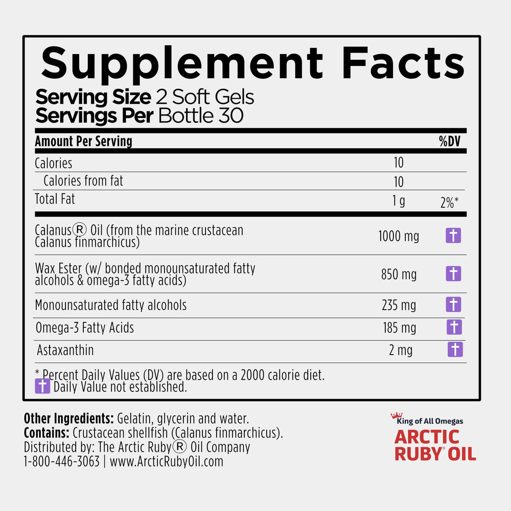 Immunocorp Arctic Ruby Oil packaging shows 3-pack convenience