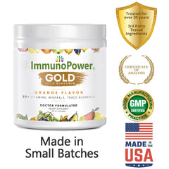 ImmunoPower Gold turmeric-curcumin blend with BioPerine for absorption