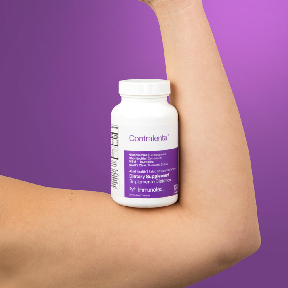 Immunotec Contralenta ingredient list displays the six-component blend.