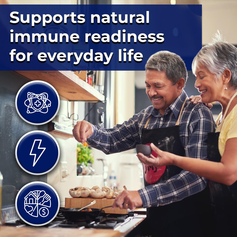 Immutol wellness scene conveys overall wellness and energy support.