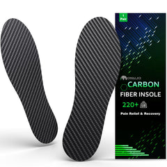 imonujo carbon fiber insole pair showing rigid toe plate for hiking stability