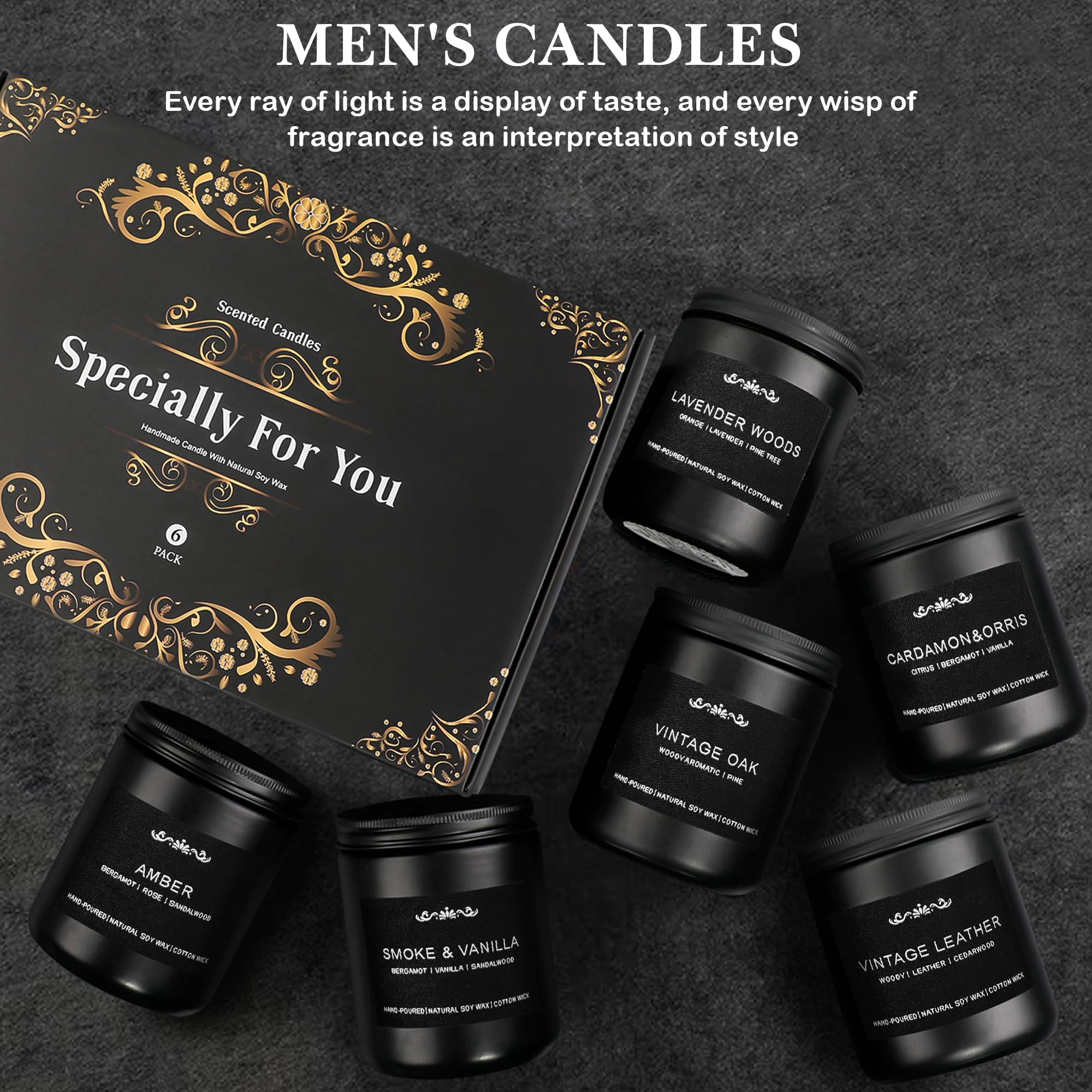 Inayou Amber fragrance candle provides luxurious scent for upscale rooms.