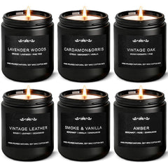 Inayou Lavender Forest candle for men with calming floral notes.