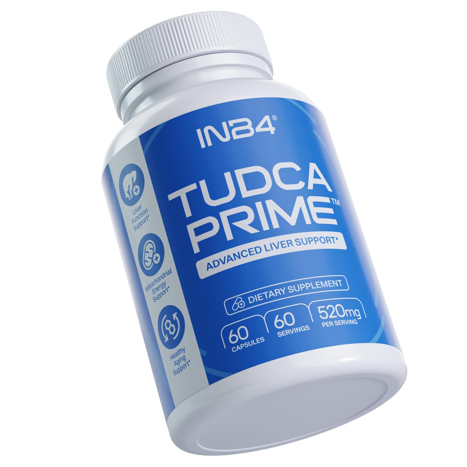 INB4 Tudca Prime third-party seal signifies purity and identity.