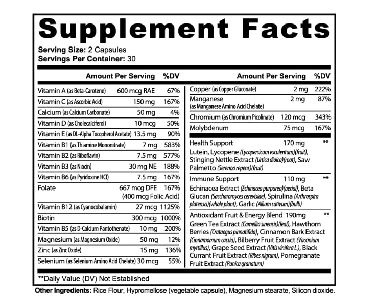 InBloome women's multivitamin tablets close-up with biotin for hair, skin, nails.