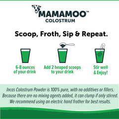 MamaMoo unflavored powder blends easily into beverages
