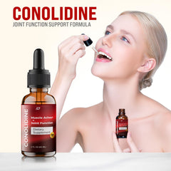 Indelo Conolidine Liquid Drops bottle and dropper for precise dosing.
