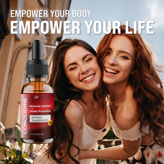 Indelo Conolidine Relief Drops packaging with clear usage guidance.