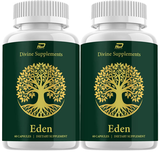 Indelo Eden Capsules bottle front view, convenient daily probiotic support