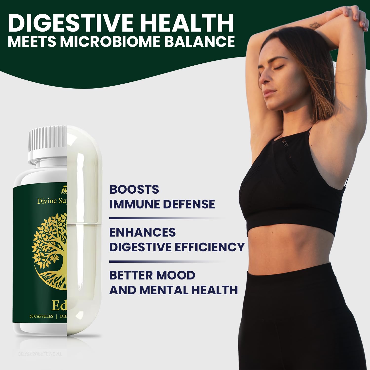 Indelo Eden Capsules label confirms no artificial additives