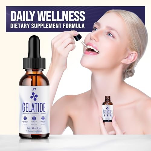 Indelo Gelatide Drops pour showing easy liquid dosing.