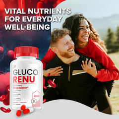 Indelo Gluco Renu tablets on a clean surface imply strong potency.