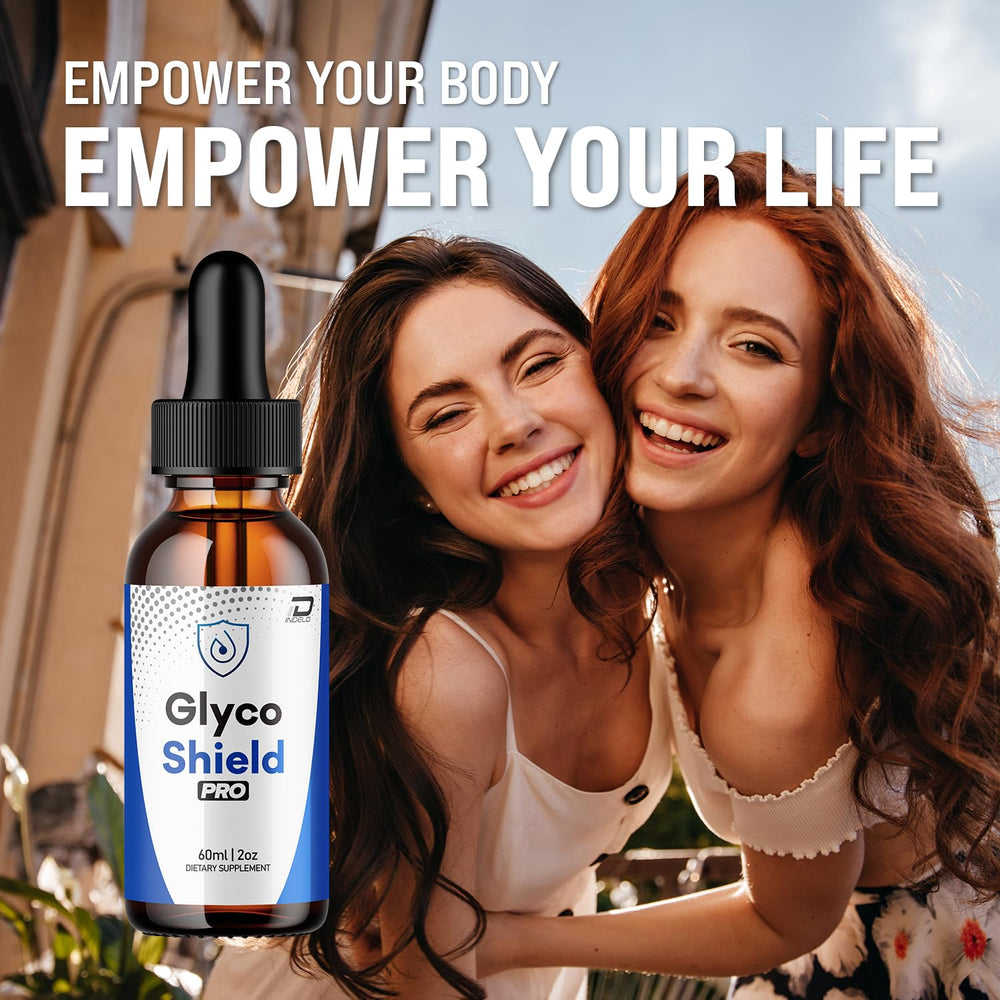 Indelo Glyco Shield Pro amber bottle protects ingredients from light.