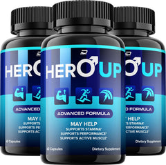 Indelo Hero Up capsule bottle front for easy daily wellness support