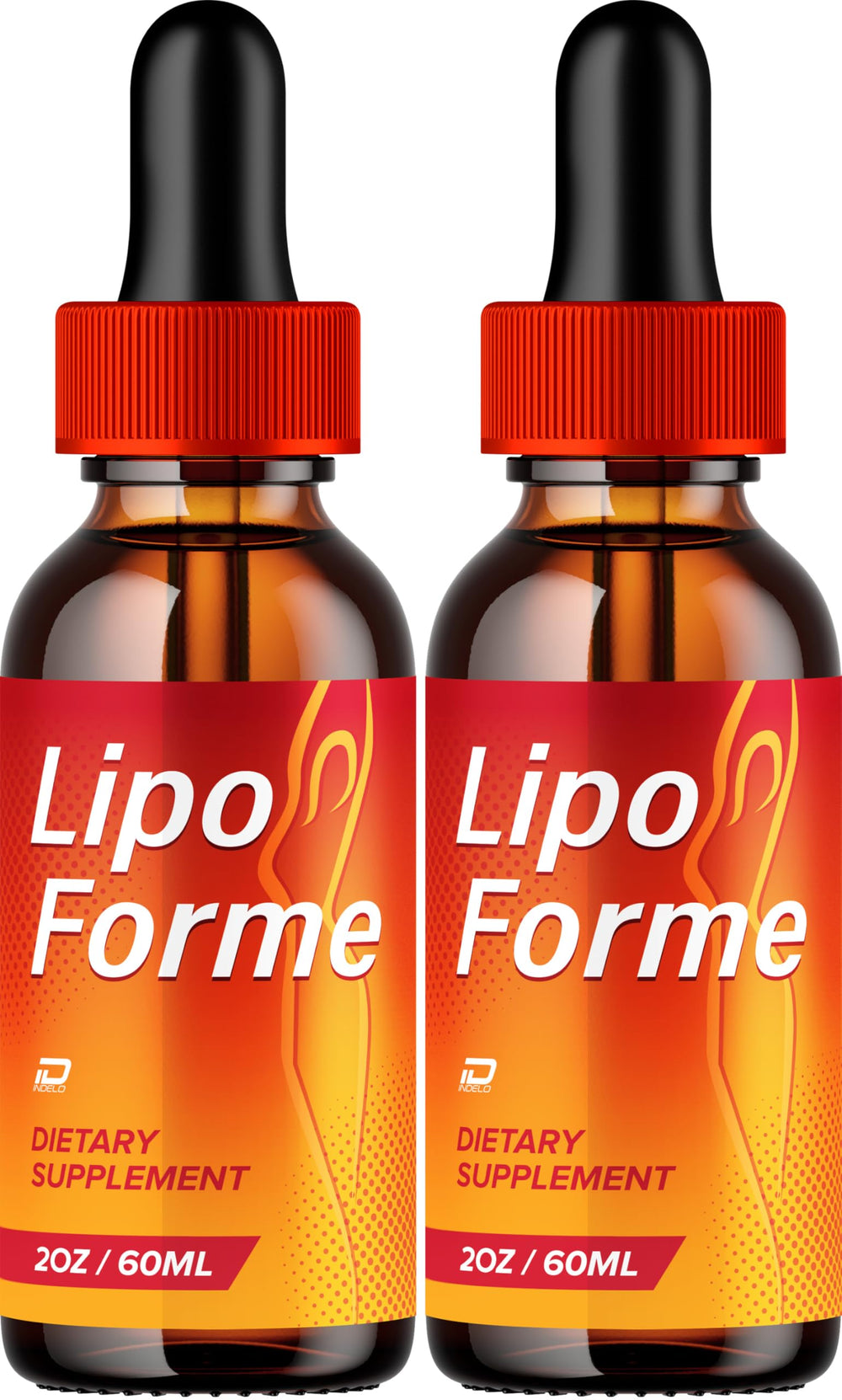 Indelo LipoForme bottle drops for convenient daily use and routine support