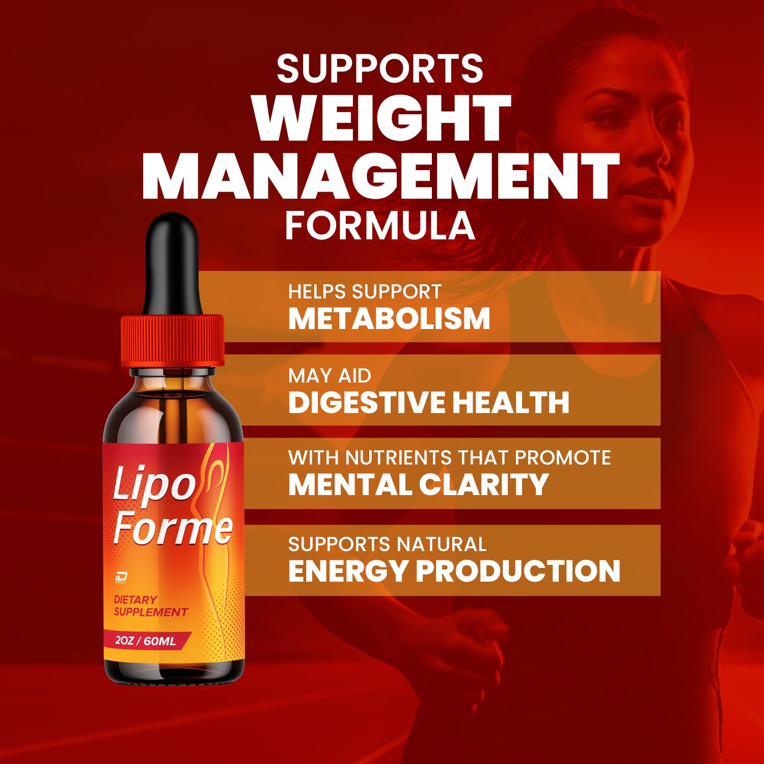 Natural ingredients illustration for Indelo LipoForme liquid drops.