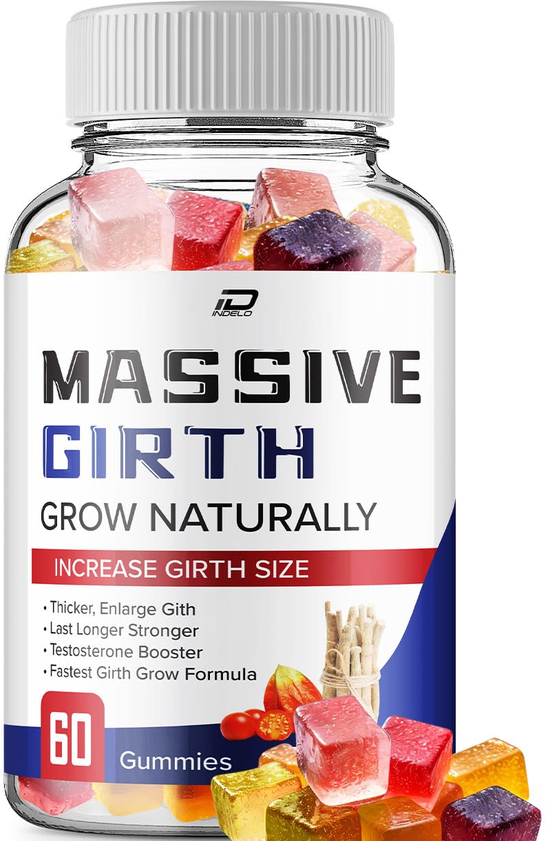 Indelo Massive Girth bottle on desk for daily wellness.