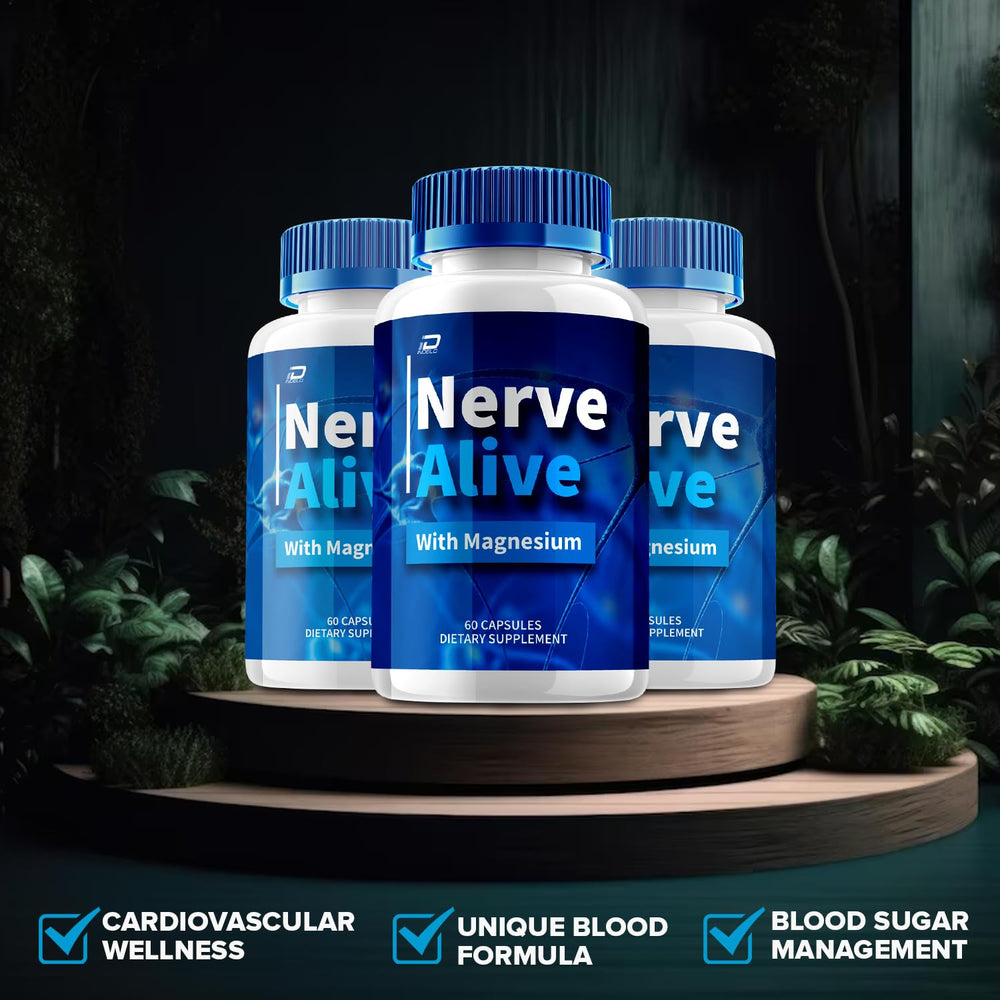 Indelo Nerve Alive capsules pour shows convenient dosing for daily use.