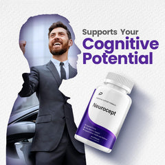 Indelo Neurocept capsules being poured for easy daily use.