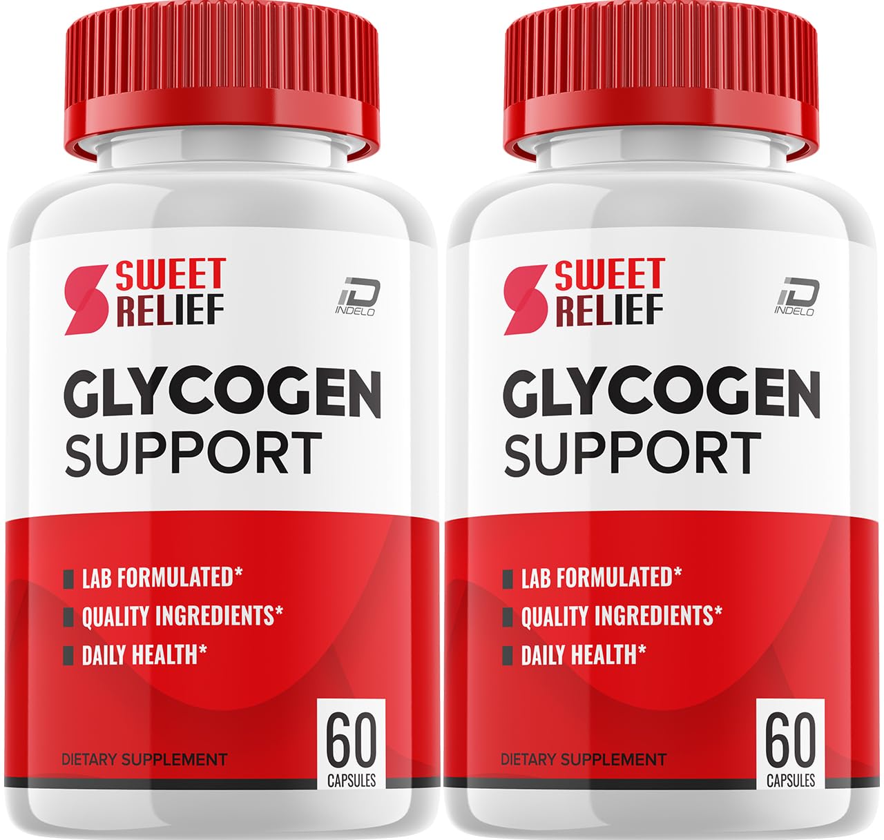 Indelo SweetRelief bottle-pour demonstrates easy daily dosing and convenient use.