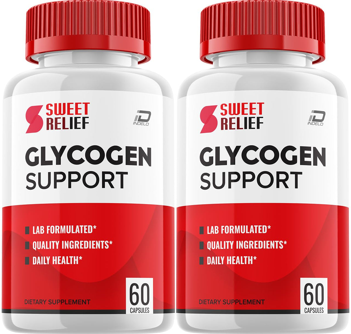 Indelo SweetRelief bottle-pour demonstrates easy daily dosing and convenient use.