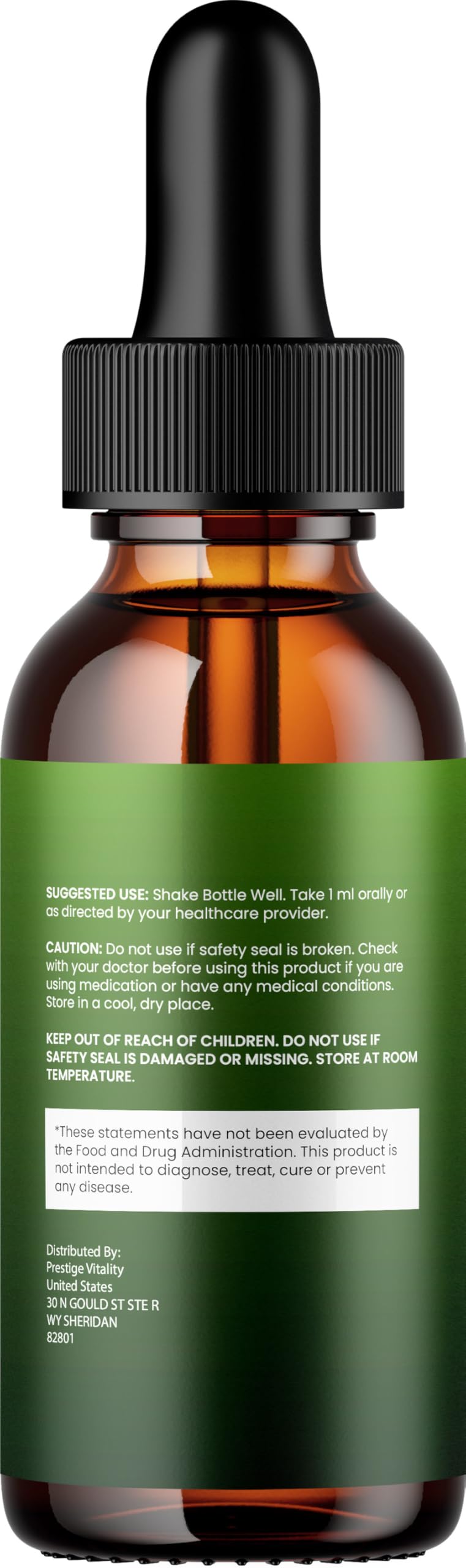 Indelo Tinnitus Fix Drops made in USA label front for trusted quality.