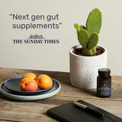 Inessa Advanced Biotic Complex travel-pack compact box ideal for on-the-go digestion support.