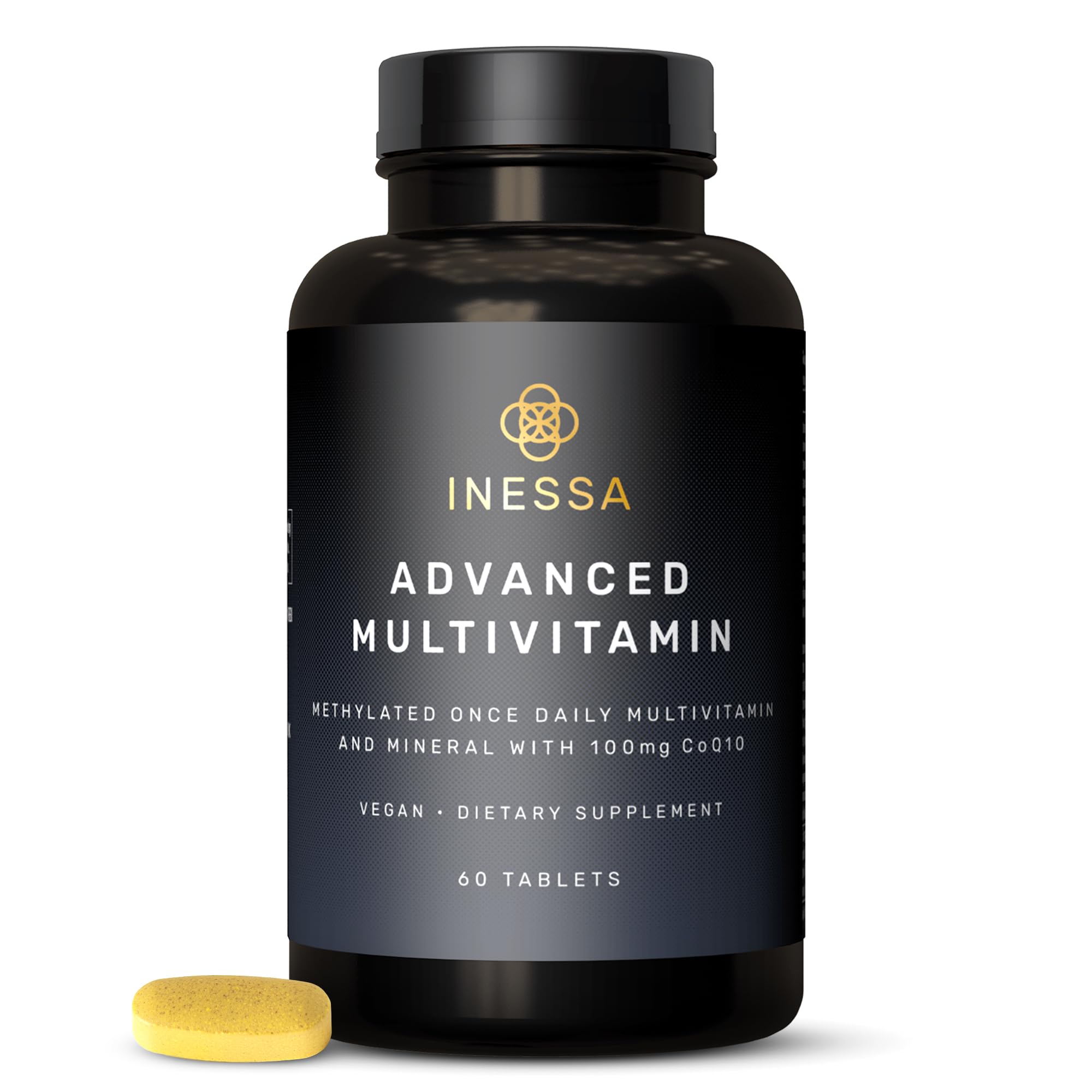 Inessa Methylated Multivitamin bottle front for daily wellness.