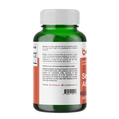 INFINITE AGE capsules sea moss close-up showcases plant-based nutrition in capsules.