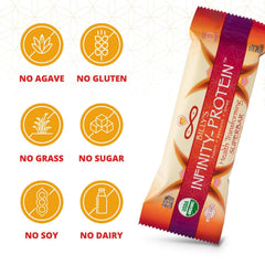 Infinity Greens Billy's Infinity bar dates-honey flavor showcases natural sweetness