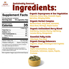 Infinity Greens dispensing-capsules demonstrates easy daily dosage