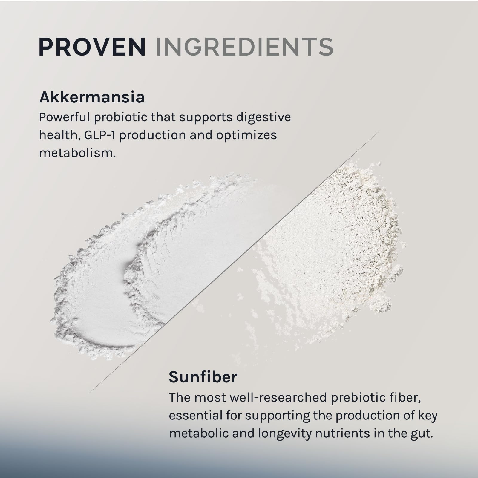InfiniWell label detail on probiotic packaging emphasizing live strain and gut health focus