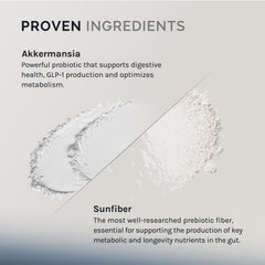 InfiniWell label detail on probiotic packaging emphasizing live strain and gut health focus