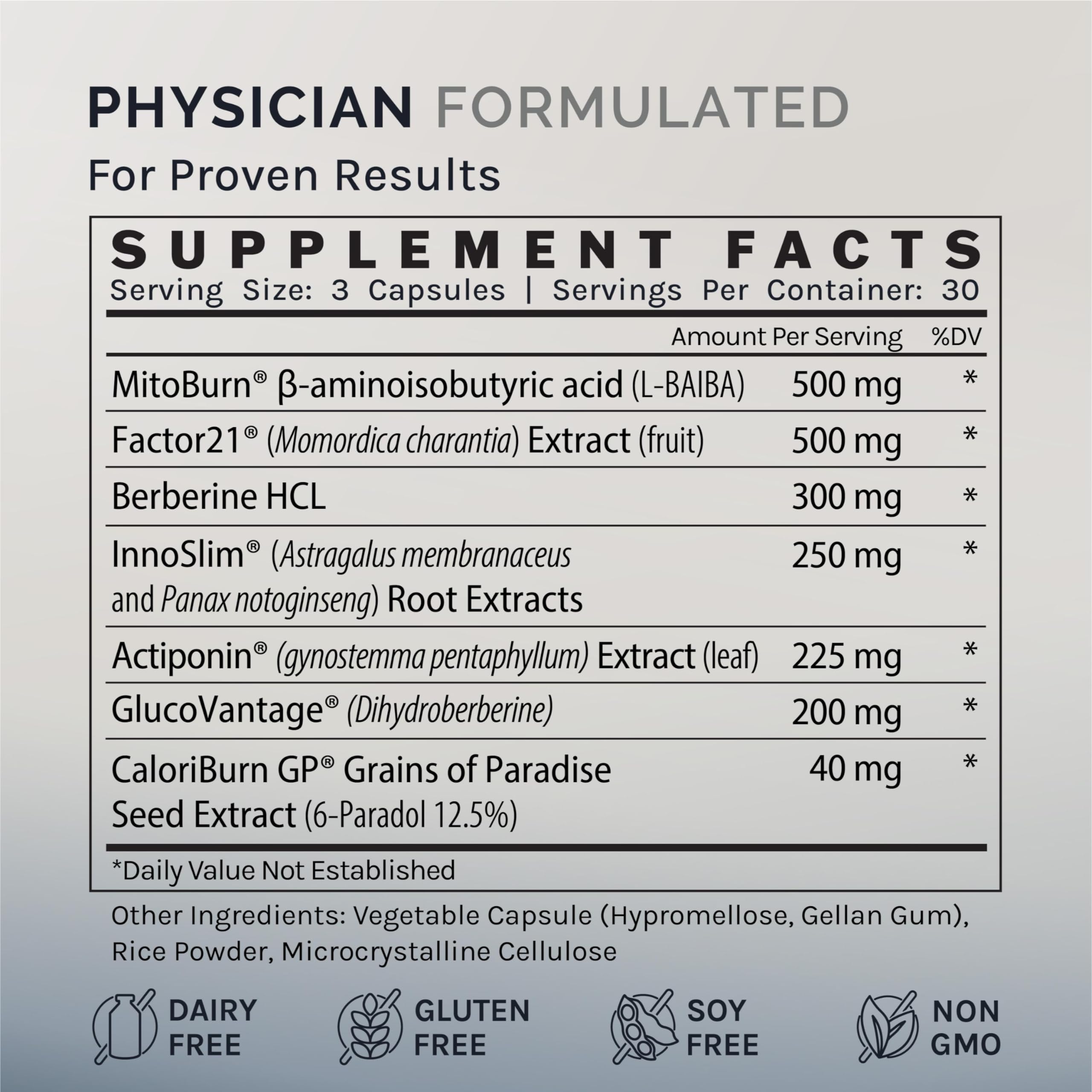 InfiniWell Control bottle top and seal signaling quality and care.